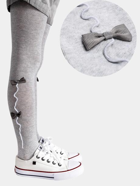 Rajstopy z kokardkami