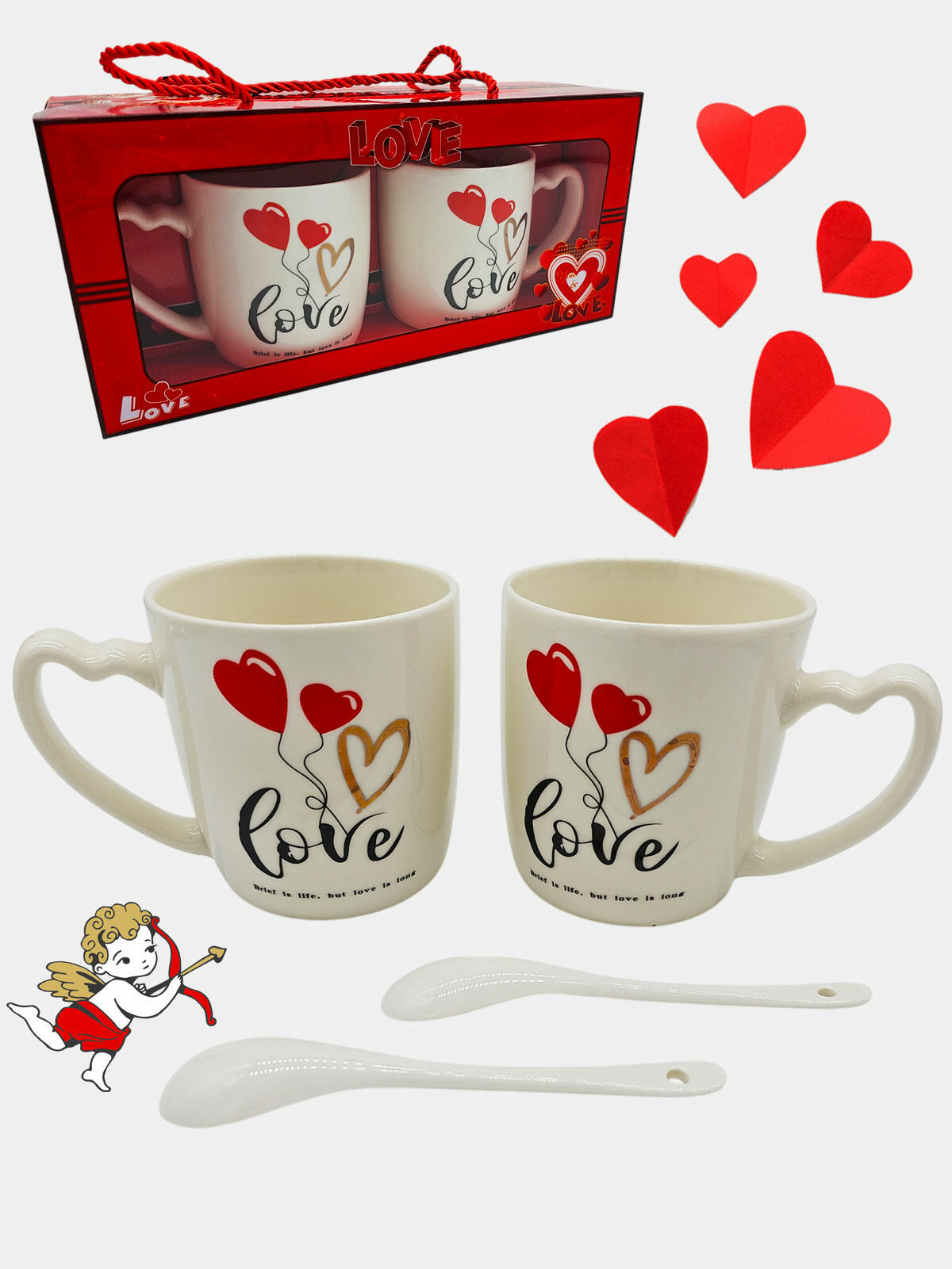 Kubki walentynkowe na prezent