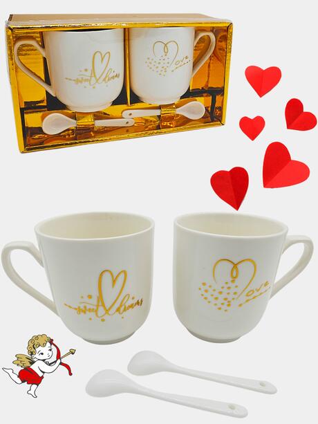 Zestaw 2 kubków na Walentynki