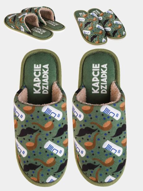 Ciepłe kapcie dla Dziadka