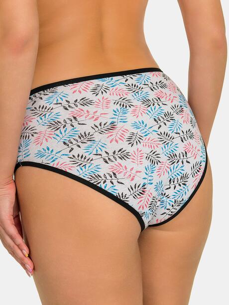 Majtki wzorzyste 6 sztuk L