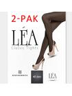 Rajstopy LEA 40 den 4/XL NERO 2-pak