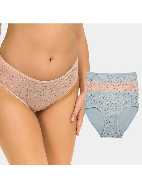 Majtki w kwiatki 3-pak