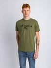 T-shirt zielony z printem
