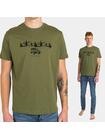 T-shirt zielony z printem