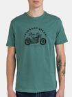 T-shirt bawełniany morski