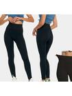 Legginsy prążkowane
