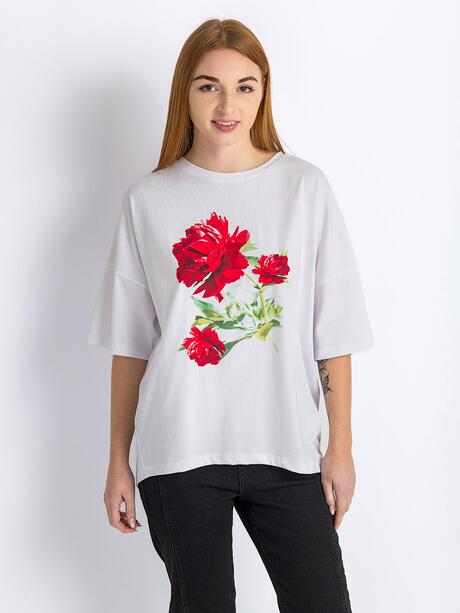 Luźna bawełniana bluzka