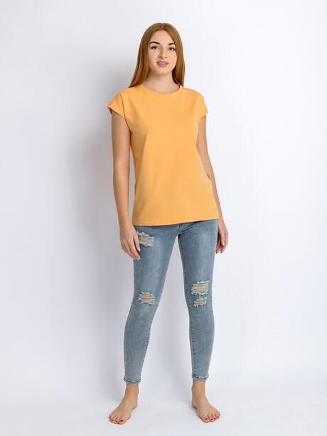 T-shirt z bawełny czesanej