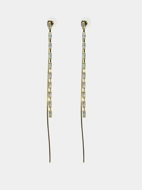 Kolczyki wiszące kryształki