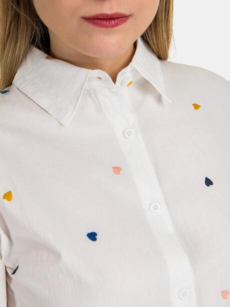 Koszula w kolorowe serca