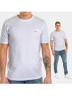 Gładki t-shirt z haftem