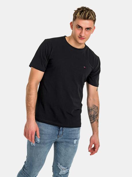 Gładki t-shirt z haftem