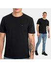 Gładki t-shirt z haftem