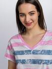 Modny t-shirt w paski