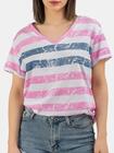 Modny t-shirt w paski