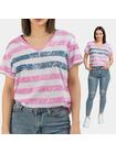 Modny t-shirt w paski