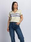 T-shirt bawełniany w paski