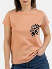 T-shirt z nadrukiem serc