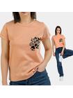 T-shirt z nadrukiem serc