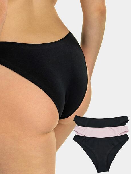 Gładkie majtki 3-pak