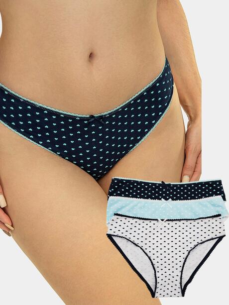 Majtki w serca 3-pak