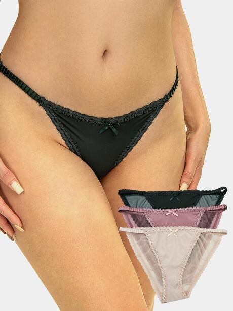 Eleganckie majtki 3-pak XL