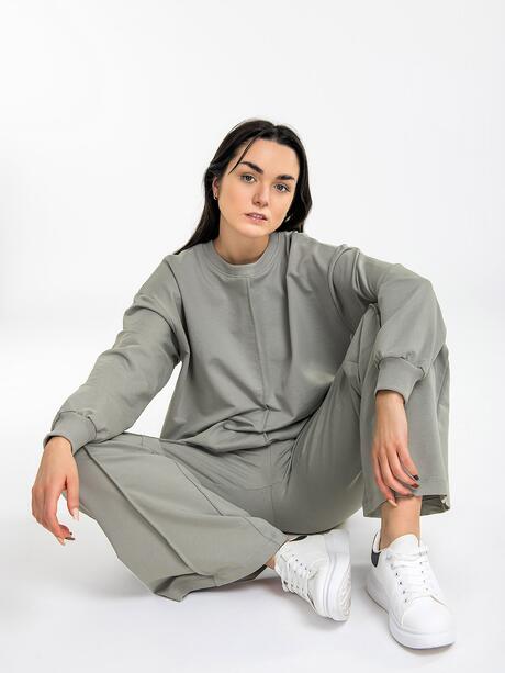 Bawełniana luźna bluza