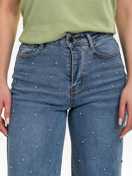 Spodnie z kryształkami