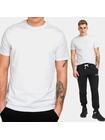 Klasyczny gładki t-shirt