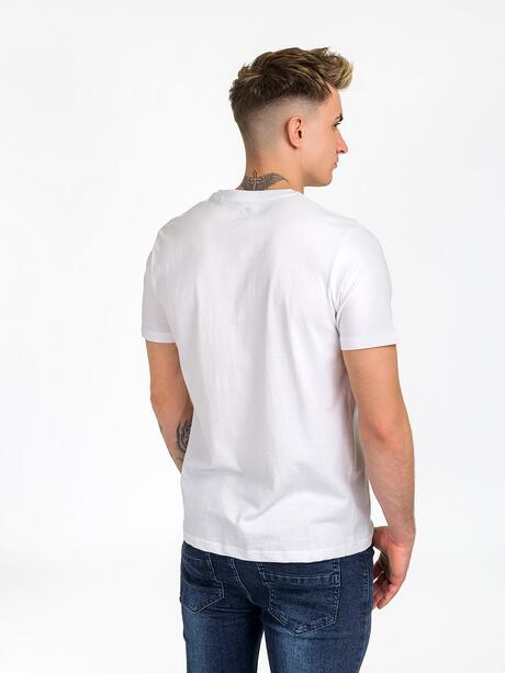 Bawełniany t-shirt z napisem