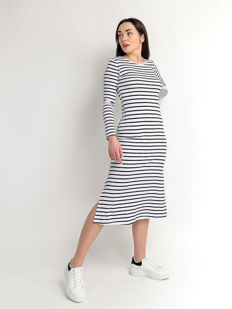 Sukienka maxi w paski