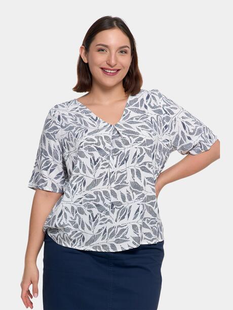 Bluzka z dekoltem V
