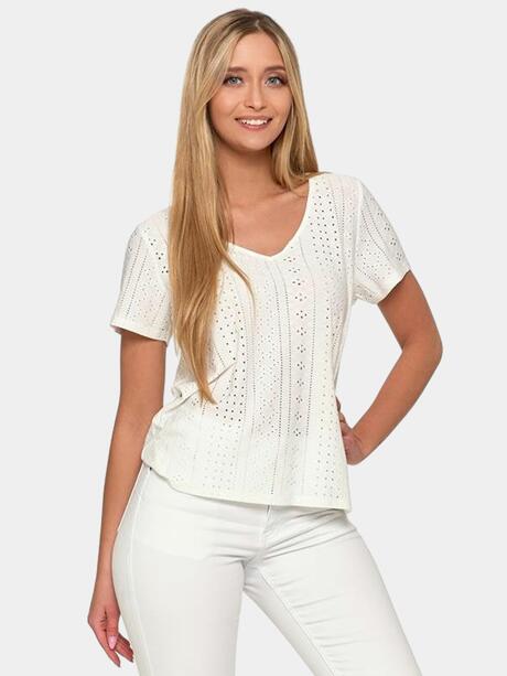 Ażurowa bluzka