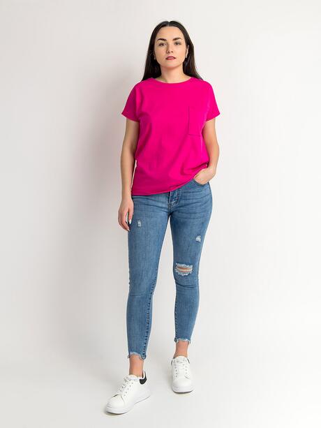 T-shirt z kieszonką