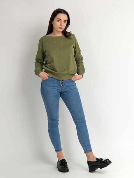 Bluza z perełkami