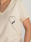 T-shirt z dekoltem V