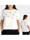 T-shirt z sercami