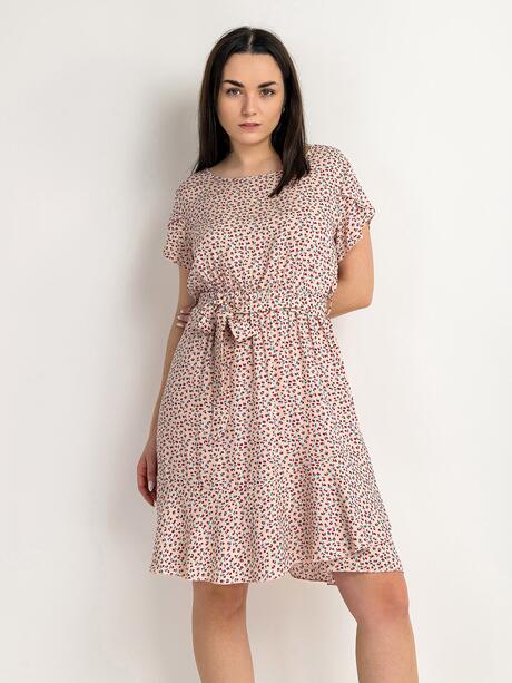 Zwiewna sukienka w kwiatki