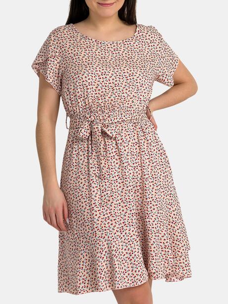 Zwiewna sukienka w kwiatki