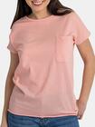 Luźny t-shirt z kieszonką