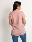 Luźny t-shirt z kieszonką