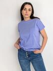 Gładki t-shirt z kieszonką