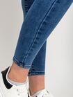 Granatowe jeansy PUSH-UP