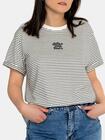 T-shirt w wąskie paseczki