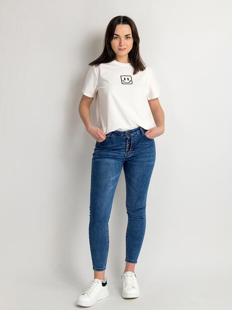 Klasyczny t-shirt z aplikacją