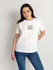 Klasyczny t-shirt z aplikacją