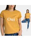 Wygodny t-shirt z nadrukiem