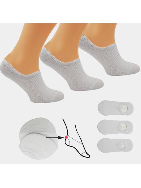 Baleriny białe 3-pak 35-38