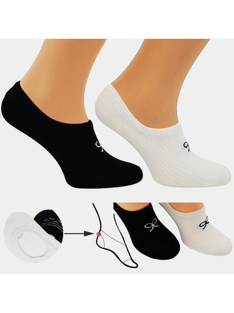 Baleriny z ozdobną kokardką 2-pak 35-38